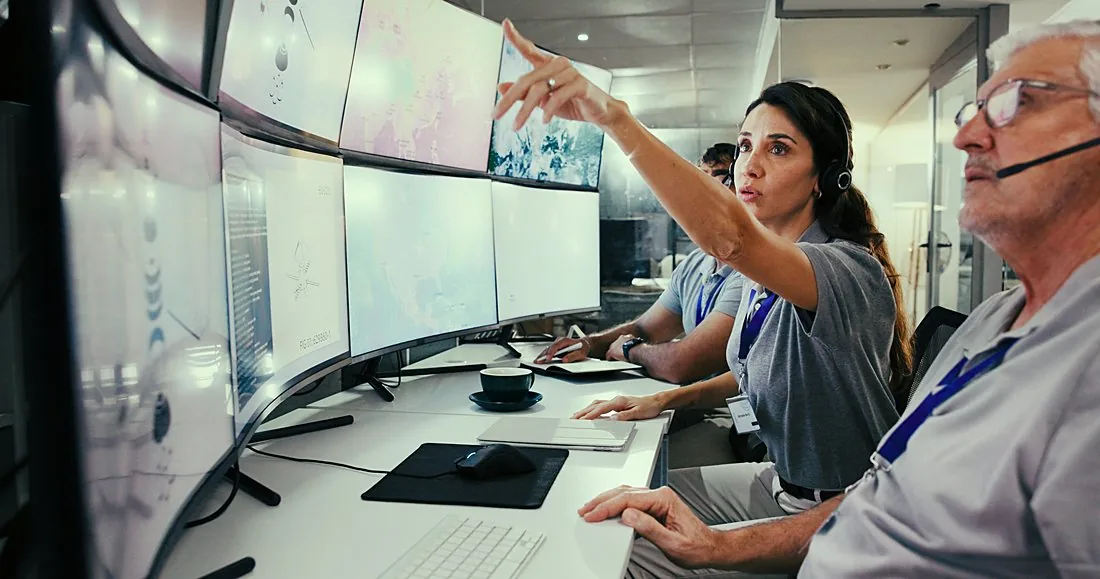 Onakeio’s technical team at work